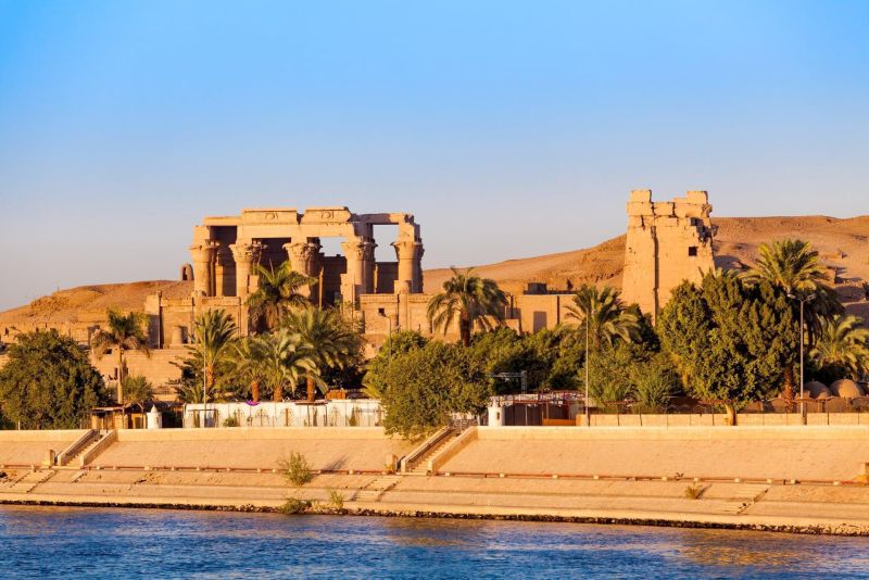 Kom Ombo Temple stop with MS Nile Premium Cruise group